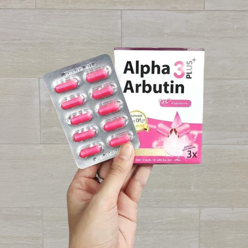 Viên Bột Body Kyra Alpha Arbutin 3 Plus+ Hộp 10 Viên