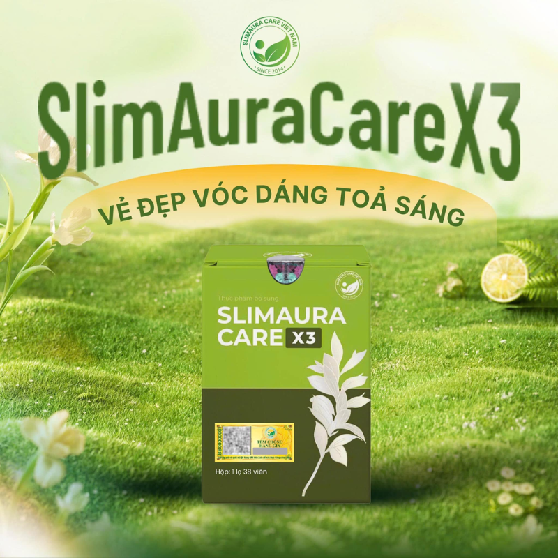 Viên Uống Hỗ Trợ Kiểm Soát Cân Nặng Slimaura Care X3 1 Lọ 38 Viên