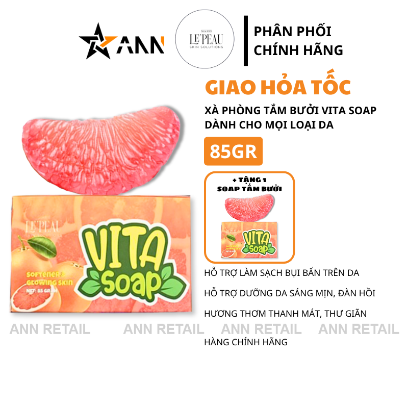Thông tin nổi bật và quy cách 85g, combo tặng kèm thể hiện trên hình
