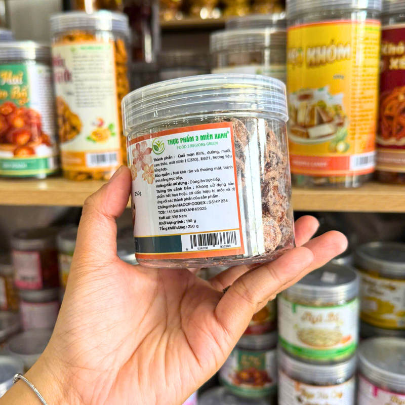Xí Muội Mặn Mini 200g Hộp Pet
