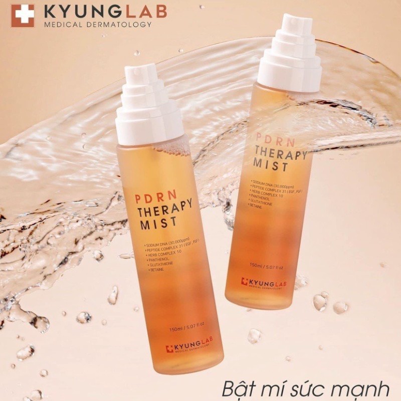 Thiết kế chai xịt 150ml của dòng PDRN Therapy Mist