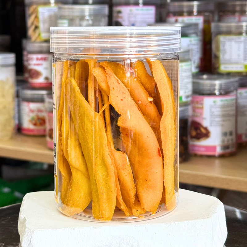Xoài Sấy Dẻo Muối Ớt 300g Hũ Pet