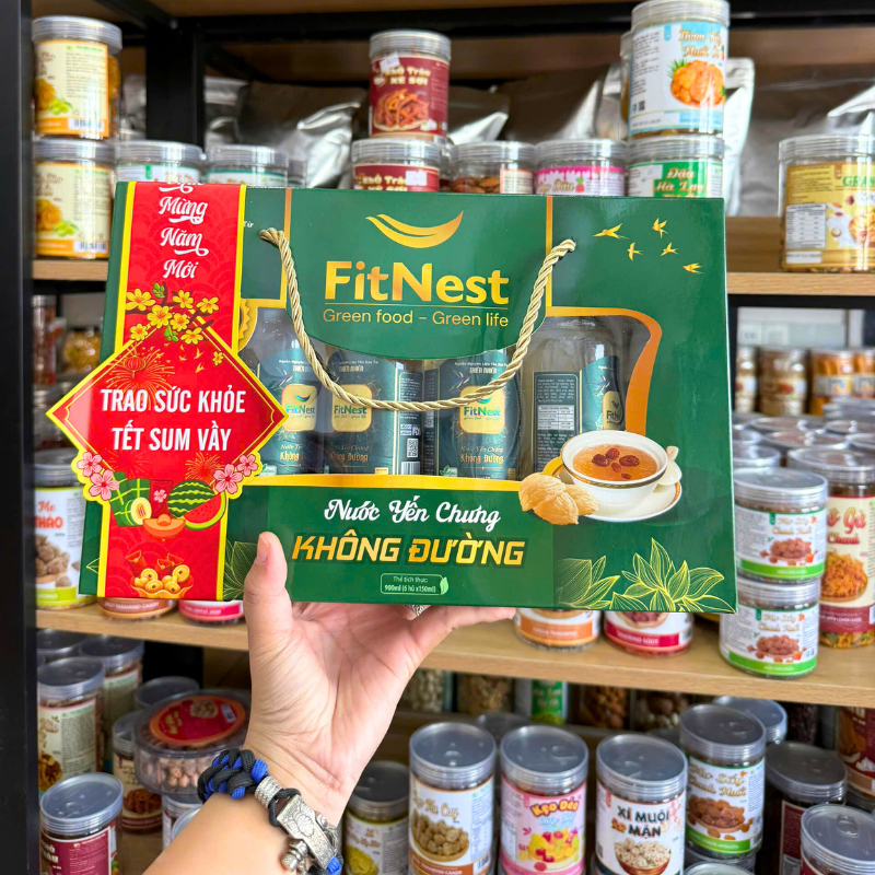Phiên bản không đường trong hộp 6 hũ tổng dung tích 900ml