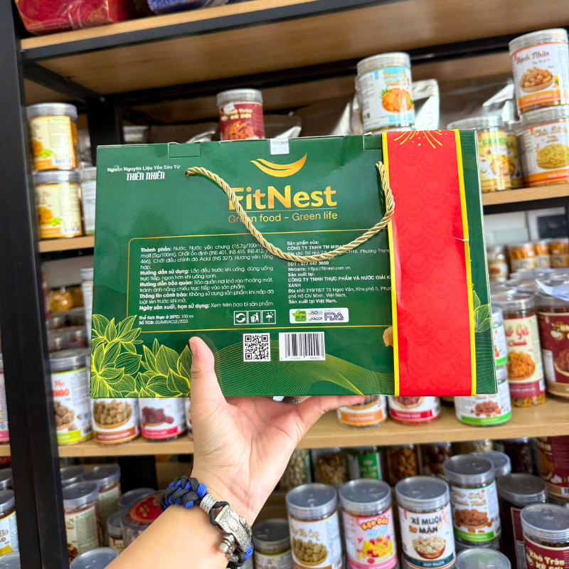 Yến Chưng FitNest 35% Yến 900ml Hộp 6 Hũ