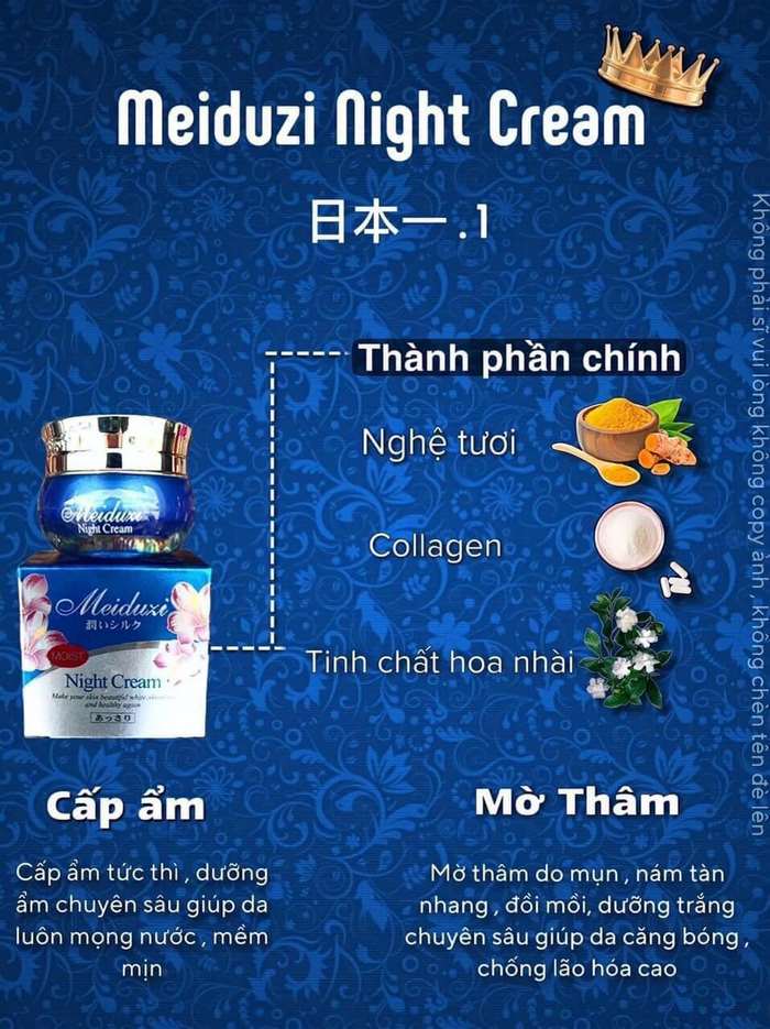 Kem Face Meiduzi nhật chính hãng loại bỏ các sắc tố đen nám tàn nhang