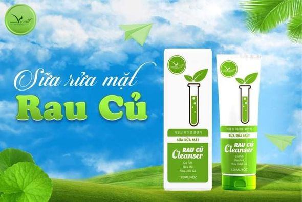 Sữa rửa mặt rau củ công nghệ Hàn Quốc của nhà Vip White