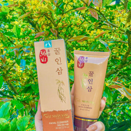 Sữa Rửa Mặt 36 Vị Mật Nhân Sâm MeeA Organic chính hãng