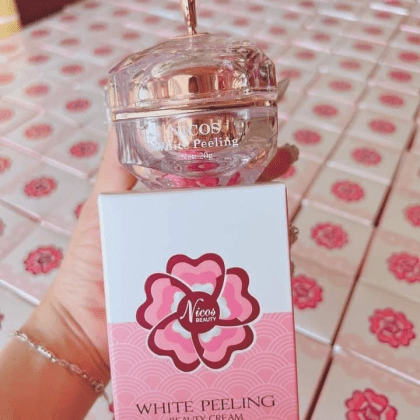 kem face peel da Nicos Cải thiện kết cấu da, đem lại sắc da mịn màn trắng sáng.