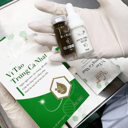 Peel da vi tảo trứng cá Nhật Nicos Beauty Thanh Nhi giúp ngăn ngừa nám