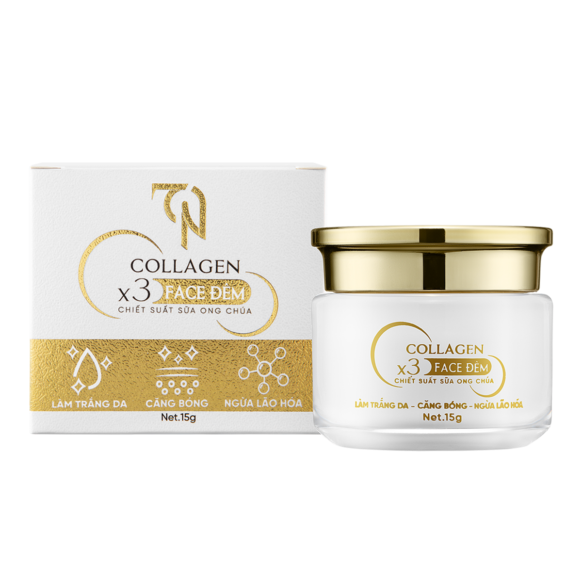 Kem Face Đêm Collagen X3 TN Mỹ Phẩm Đông Anh