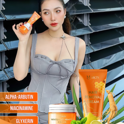 Combo Kem Nách Khử Mùi Sâm Chanh Mật MQ Skin