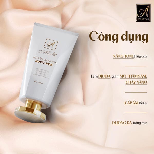 Hướng dẫn cách sử dụng Tắm trắng Mềm Nước Hoa A Cosmetics 2024