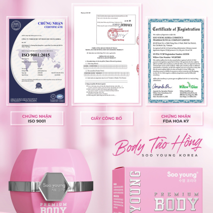 Kem Body Tảo Hồng Soo Young là sản phẩm dưỡng trắng da toàn thân đến từ thương hiệu Soo Young,