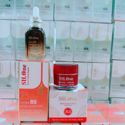 Serum Sh One màu đỏ  tinh chất B5 & Colagen tươi  40ml