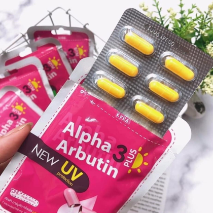 Viên Kích Trắng Chống Nắng Kyra Alpha Arbutin 3 Plus