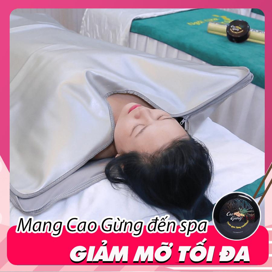 Lương về rồi đến spa giảm mỡ cùng cao gừng đi