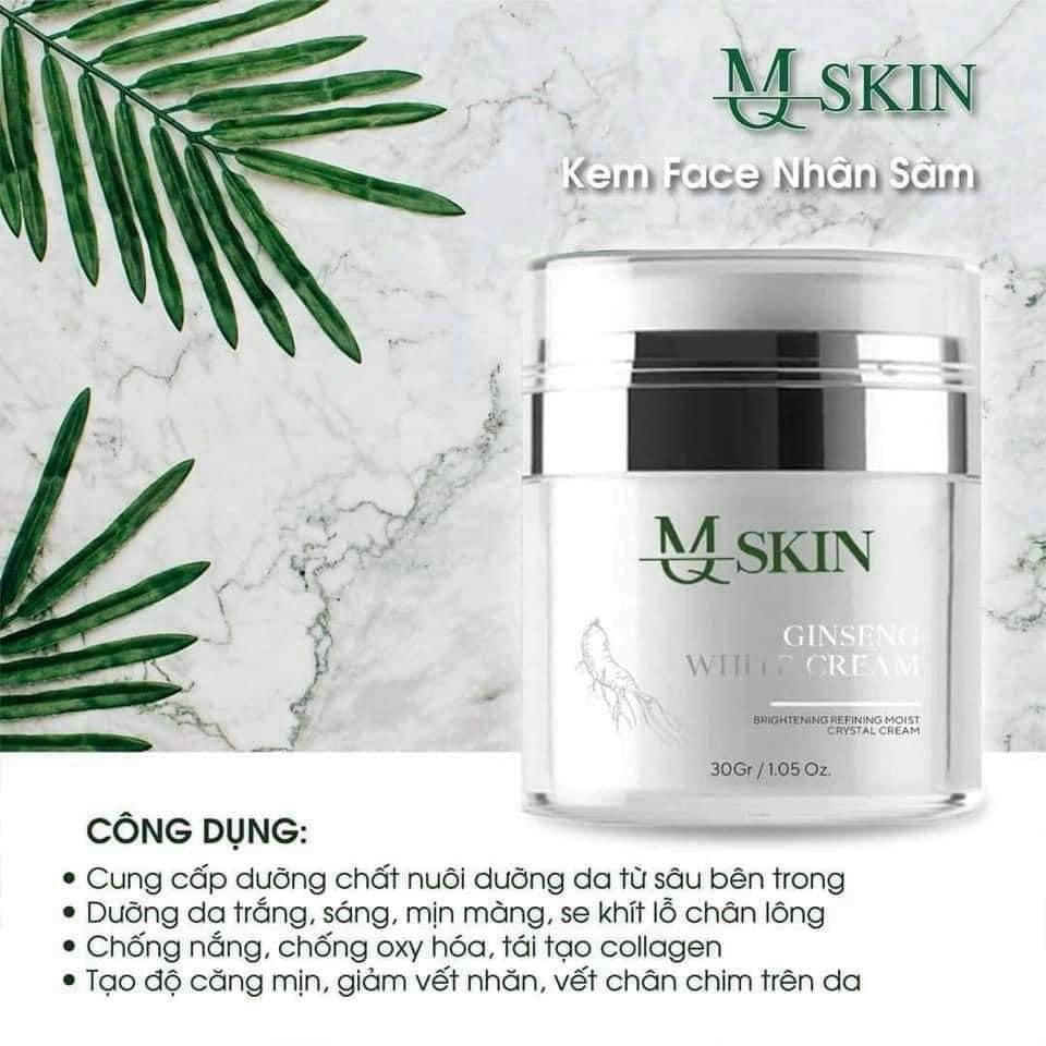 Kem face dưỡng trắng nhân sâm MQ Skin