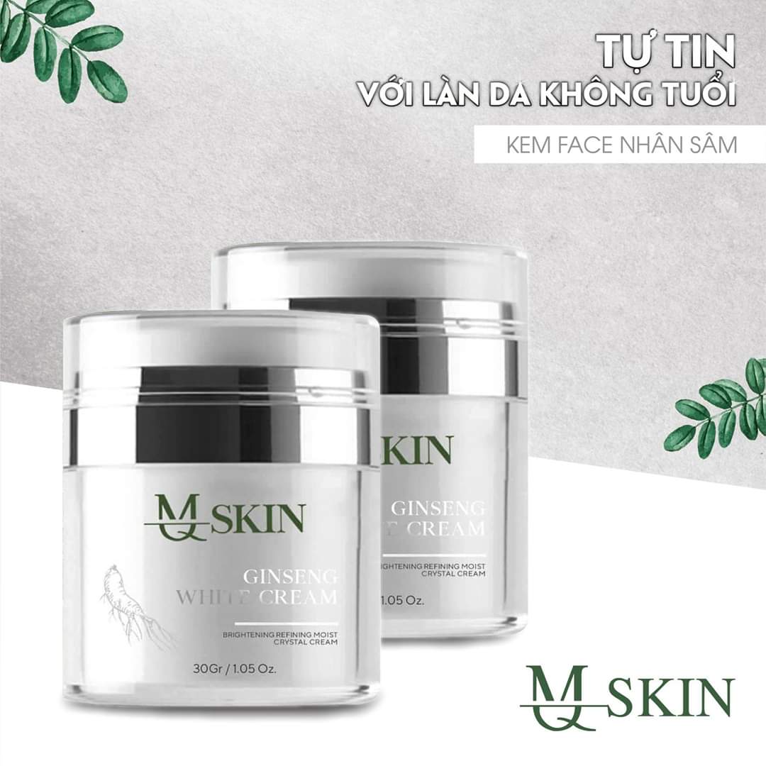 Kem face dưỡng trắng nhân sâm MQ Skin
