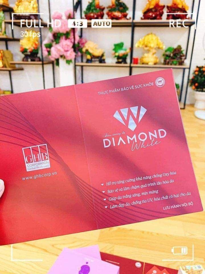Viên uống trắng da Ngọc Trinh Diamond White chính hãng