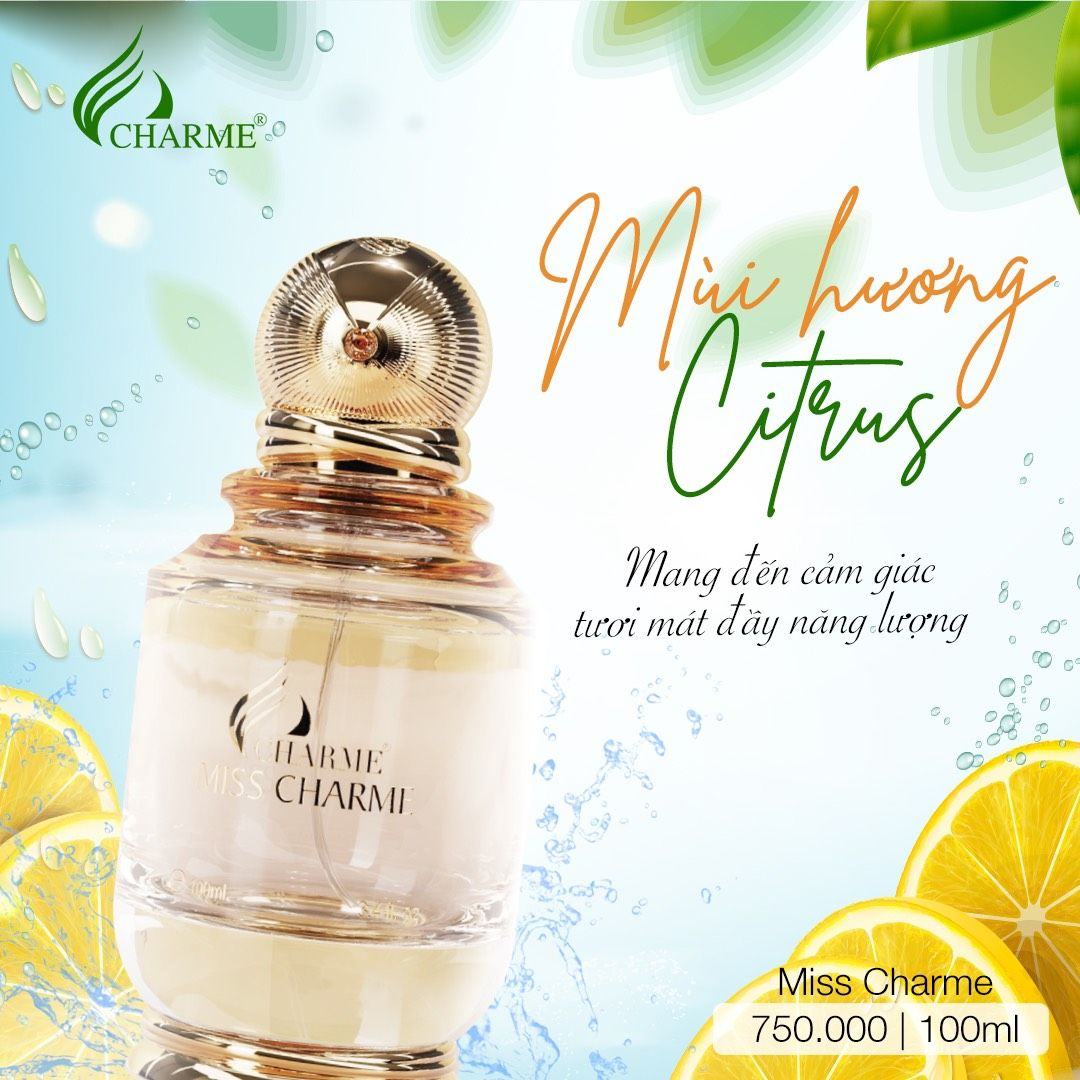 Nhóm hương citrus cho mùa hè của nữ