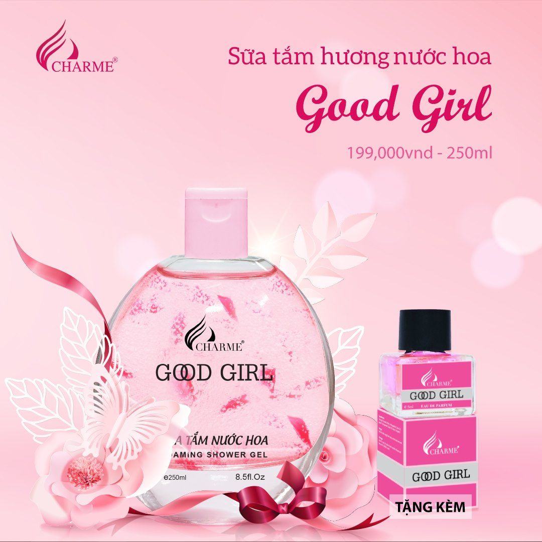 Sữa Tắm Nước hoa Charme Good Girl 250ml