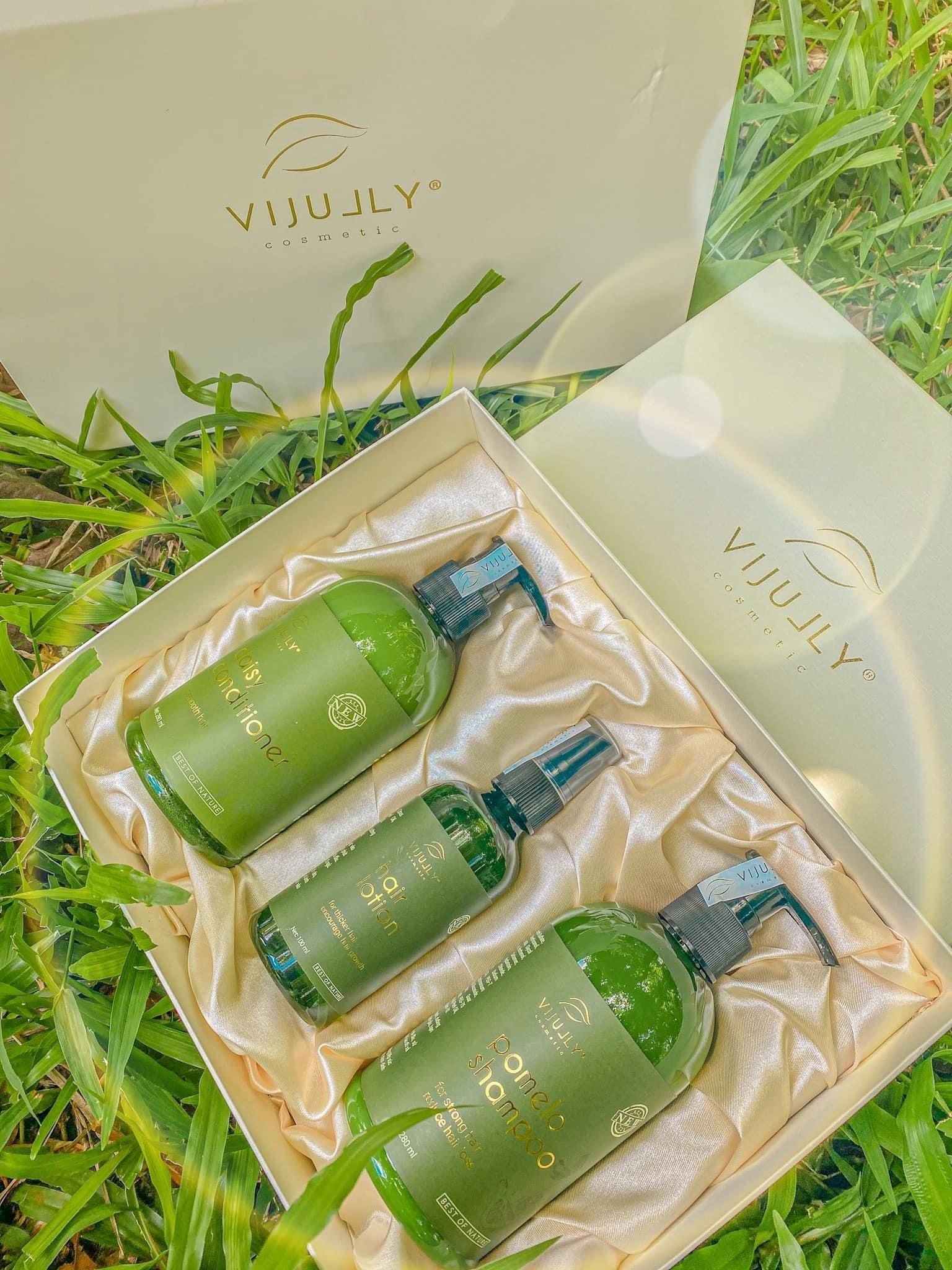 Bộ 3 sản phẩm từ bưởi của Vi Jully Cosmetic - BÍ QUYẾT GIÚP TÓC MỌC NHANH