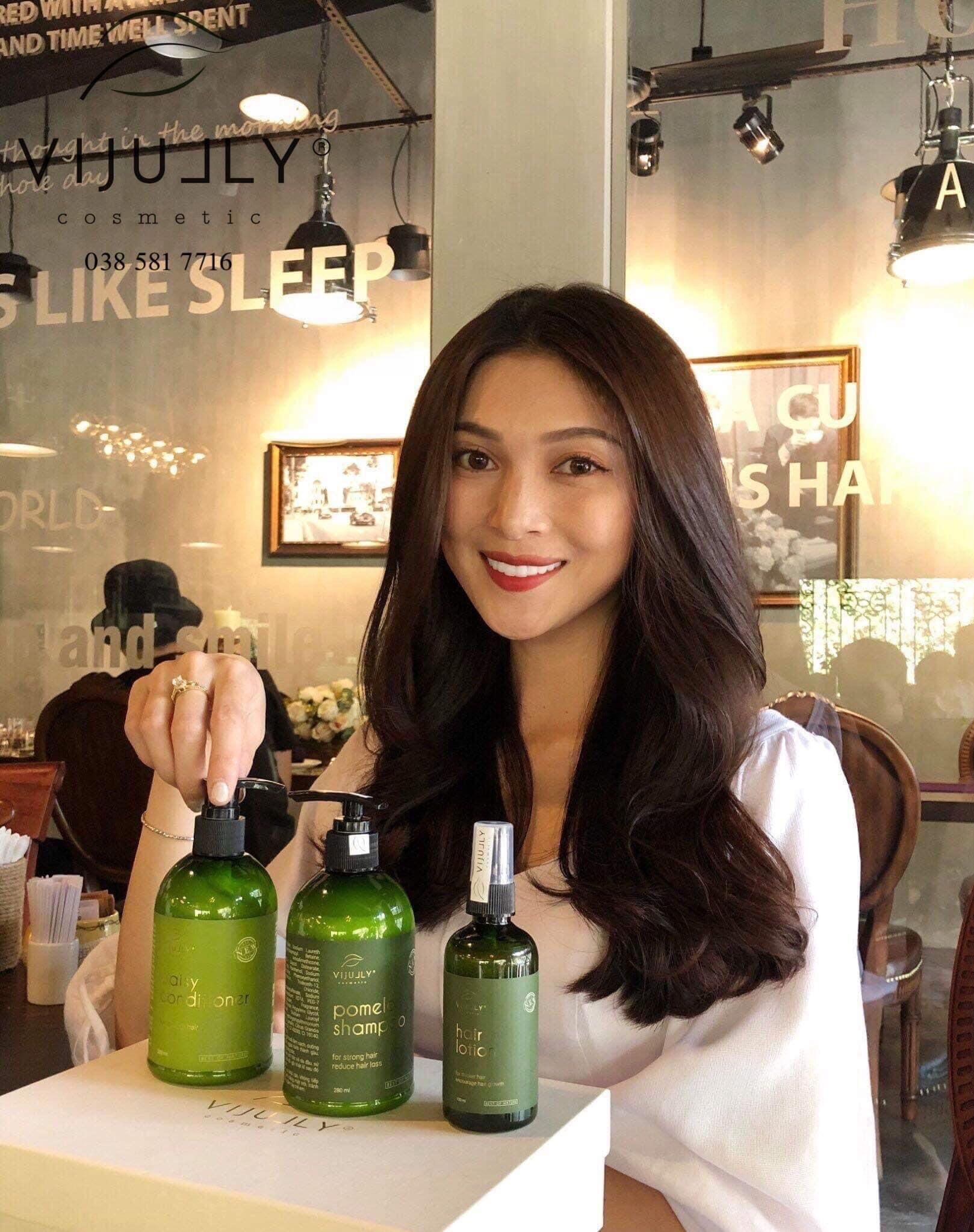Bộ 3 sản phẩm từ bưởi của Vi Jully Cosmetic - BÍ QUYẾT GIÚP TÓC MỌC NHANH