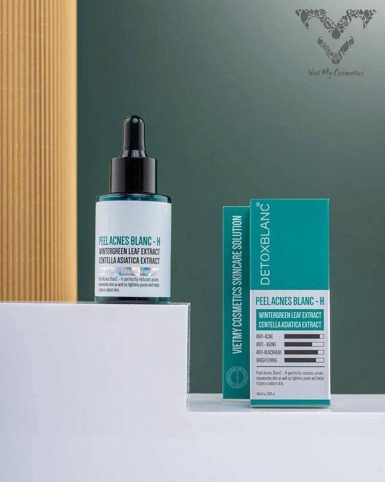 Serum trị mụn lộc đề H hàng chính hãng Detox Blanc