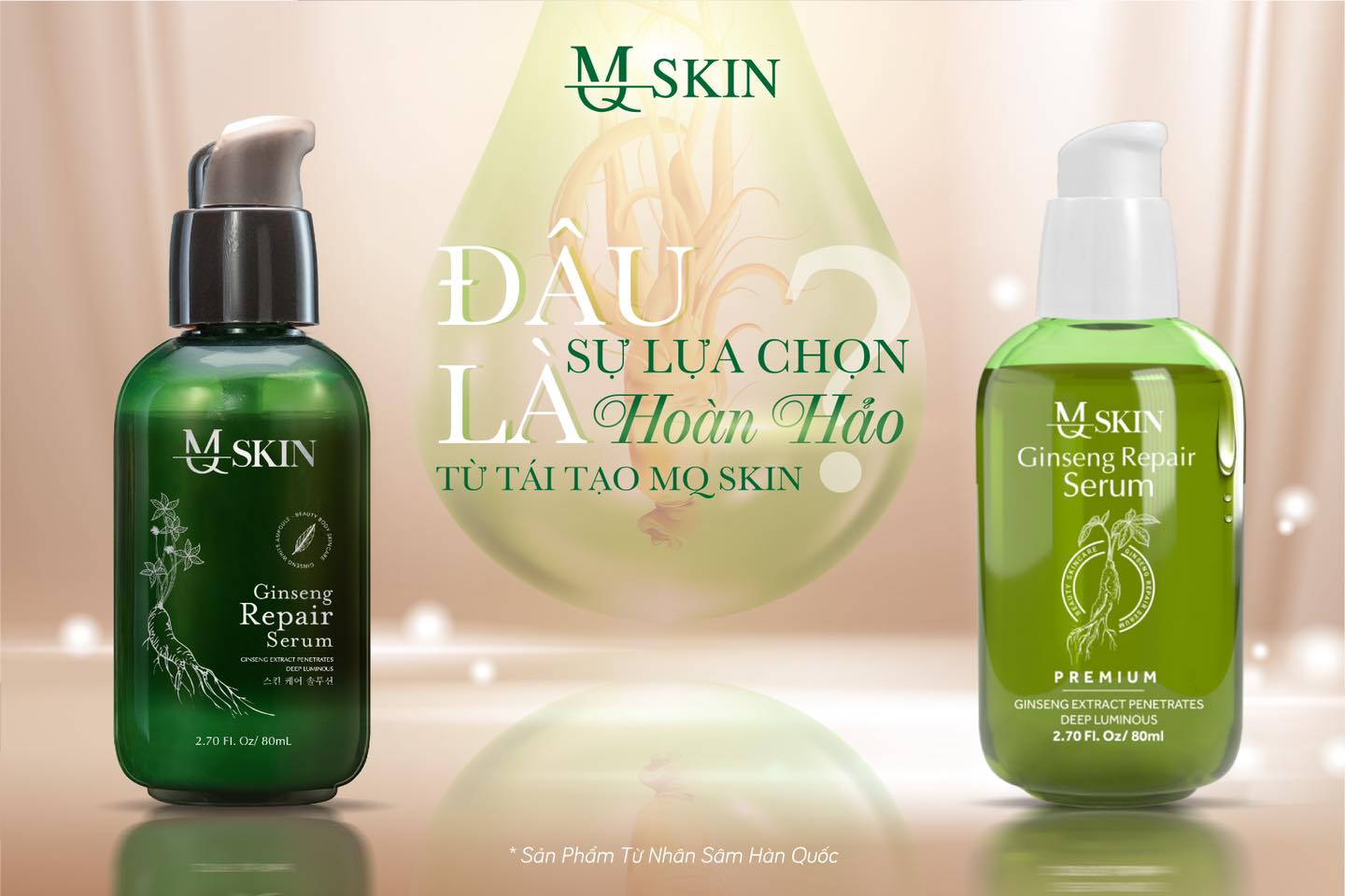 Hai siêu phẩm tái tạo da MQ skin
