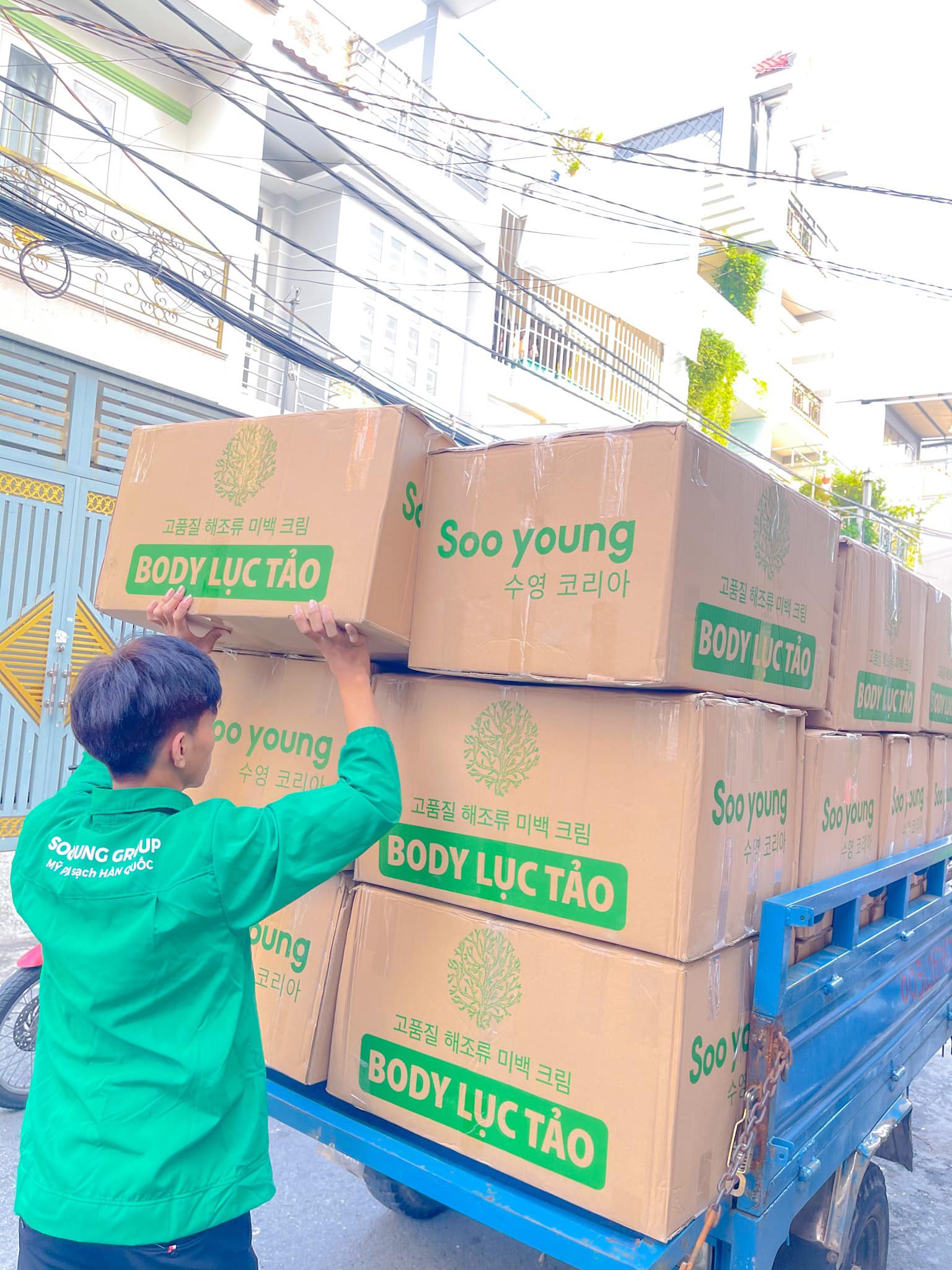 Kem body lục tảo mang thương hiệu Soo Young khẳng định vị trí trong lòng khách hàng