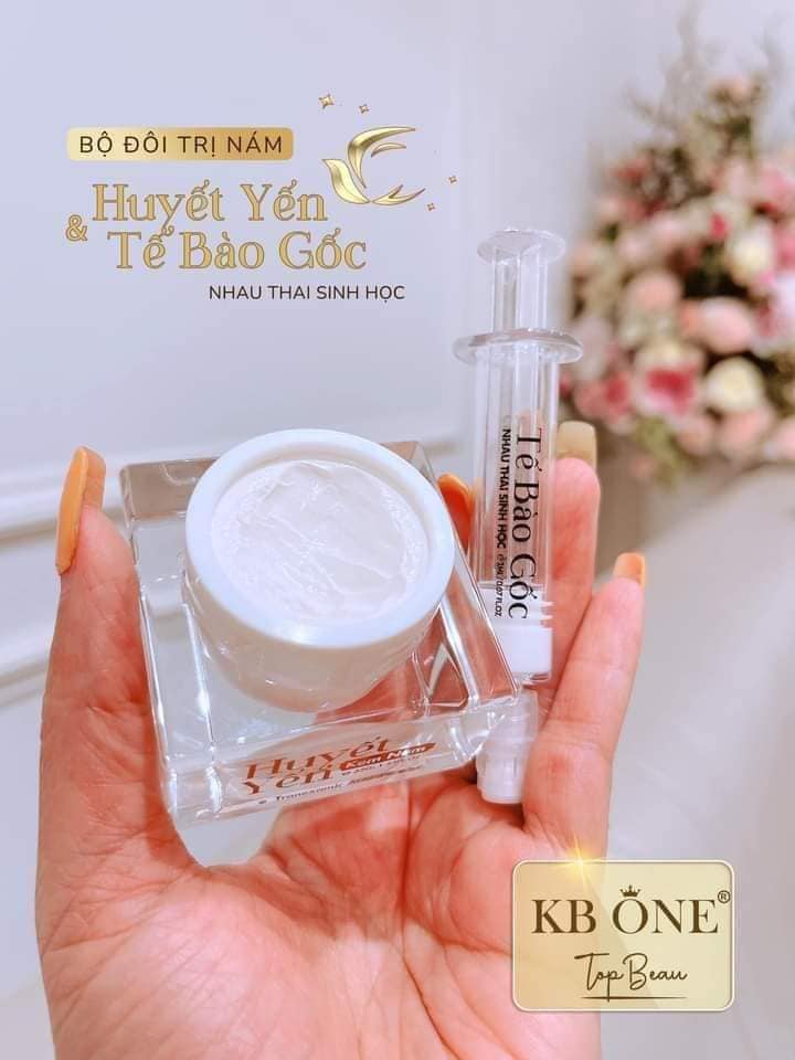 Combo Kem Face Huyết Yến Giảm Nám KB One