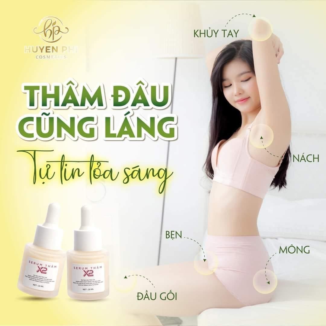 Chịu thâm vĩnh viễn hay là trắng cả đời với serum khử thâm Huyền Phi Cosmetics