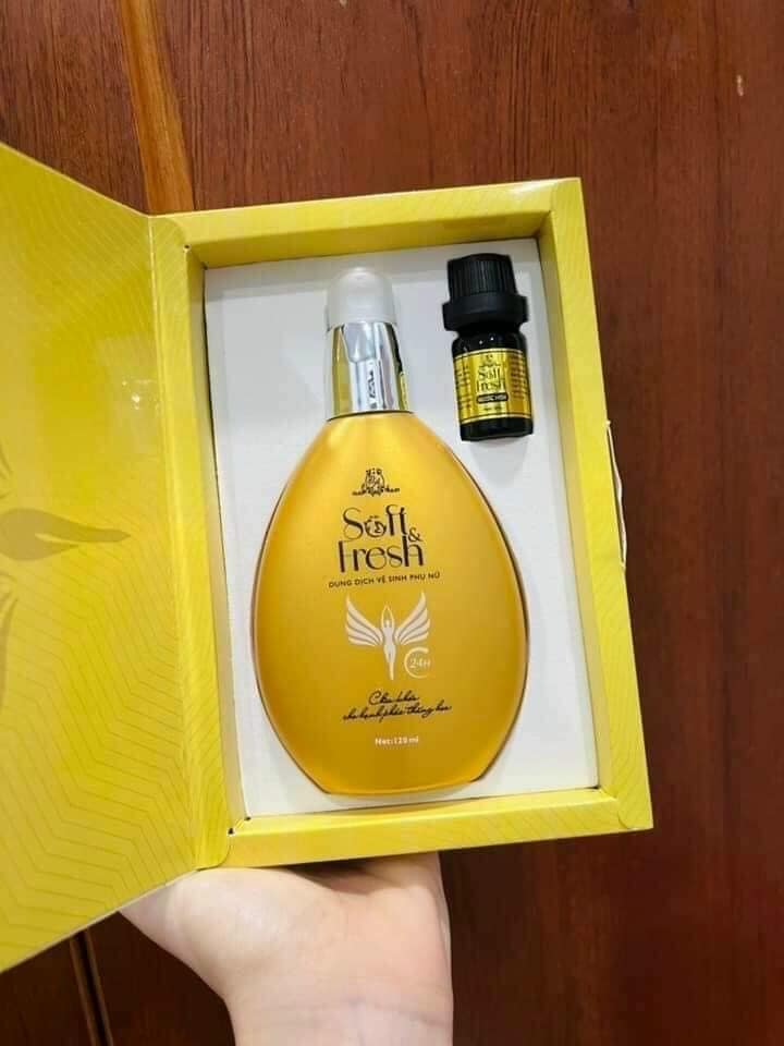 Dung dịch vệ sinh phụ nữ Soft Fresh Collagen X3 Mỹ Phẩm Đông Anh