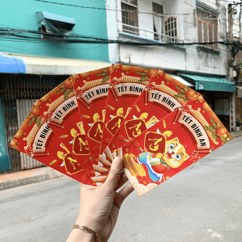 Combo 50 bao lì xì tết Quý Mão 2023