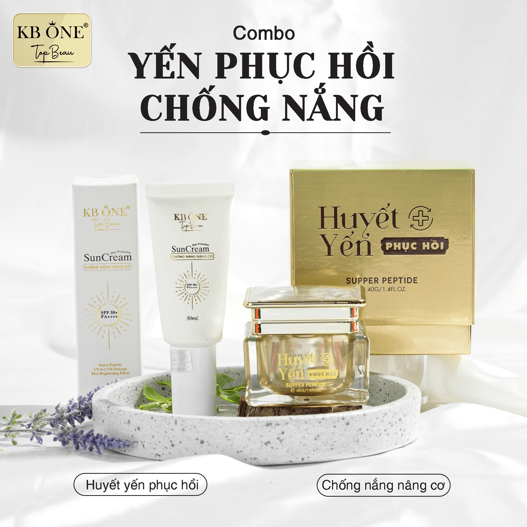 Siêu phẩm phục hồi huyết yến kbone chuyên phục hồi da mỏng đỏ giãn mao mạch