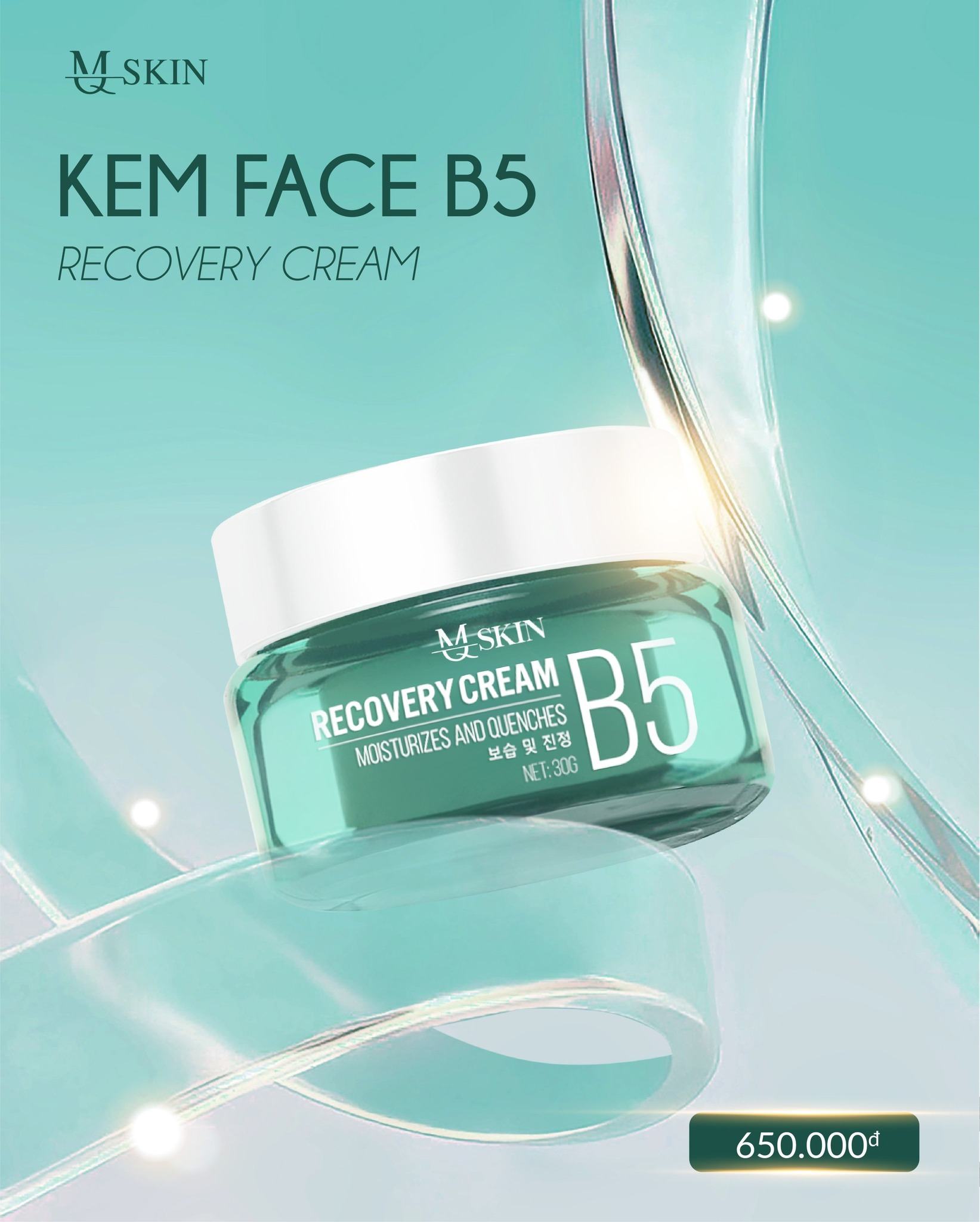 Recovery Cream - B5 kem phục hồi B5 MQ Skin