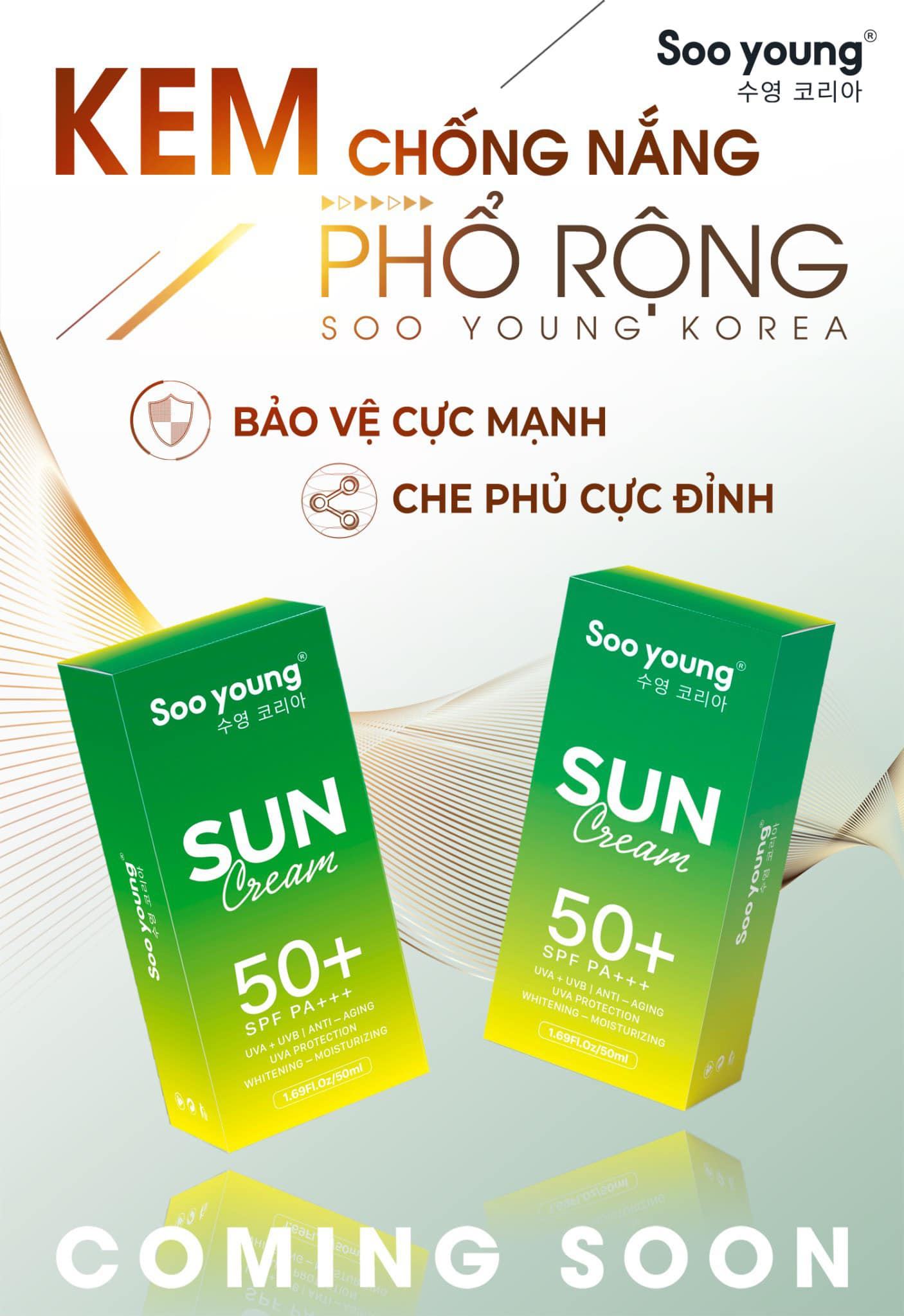 kem chống nắng lục tảo thế hệ mới