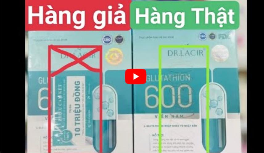 Chính thức thông báo tới tất cả các quý khách hàng viên uống Glutathione đã xuất hiện hàng giả