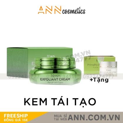 Kem Face Tái Tạo Nội Sinh Exfoliant Cream MQ Skin Tặng Kem Dưỡng HA