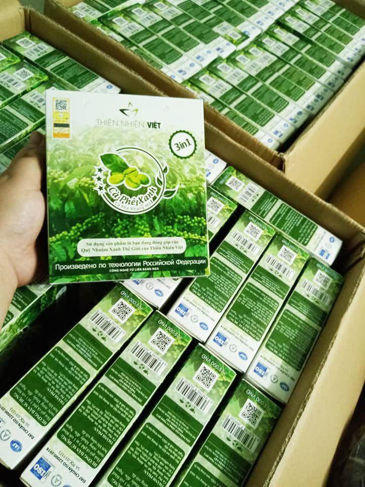 Tự tin sử dụng cà phê Xanh chính hãng Thiên Nhiên Việt