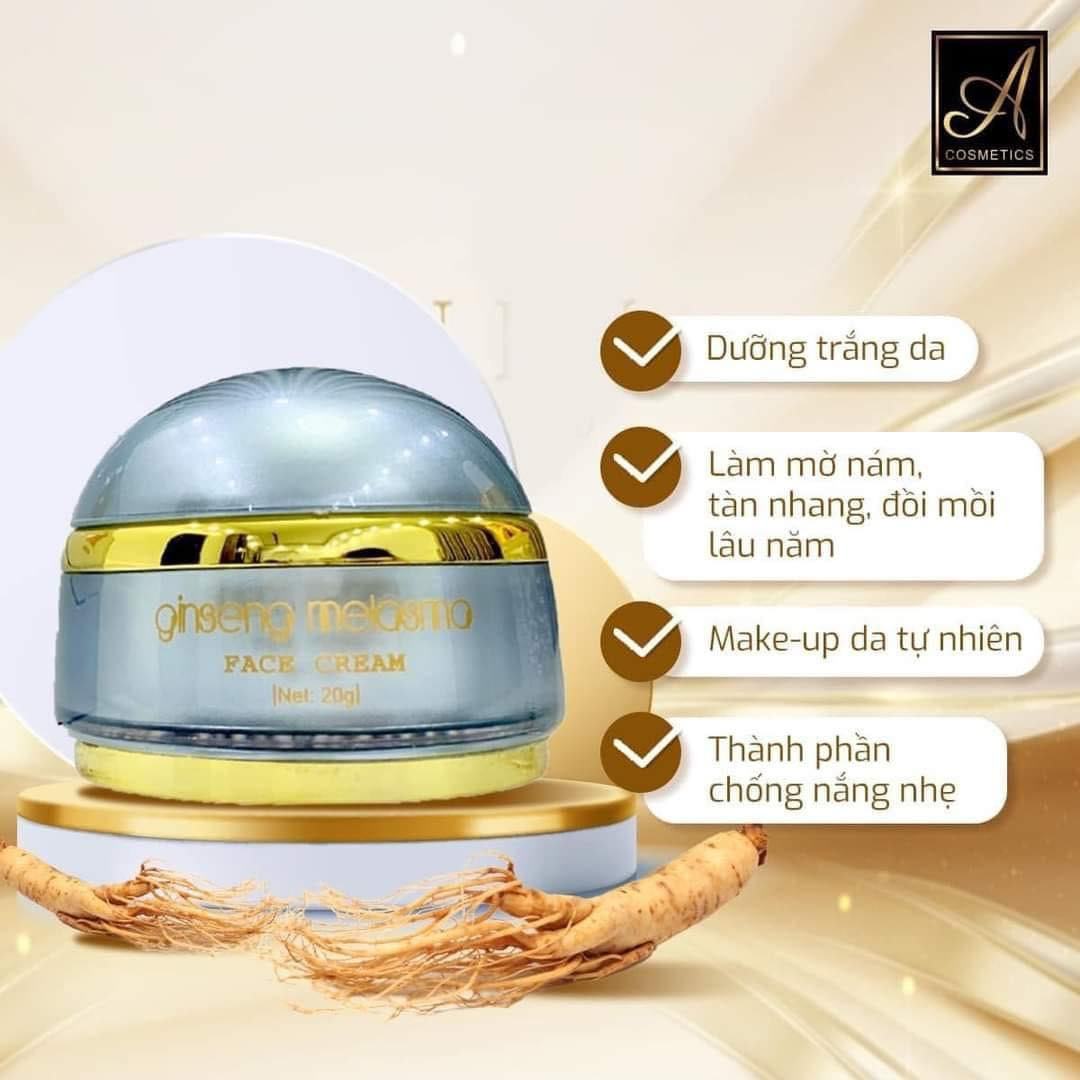 Kem Face Nám Nhân Sâm Ginseng Melasma- A Cosmetics
