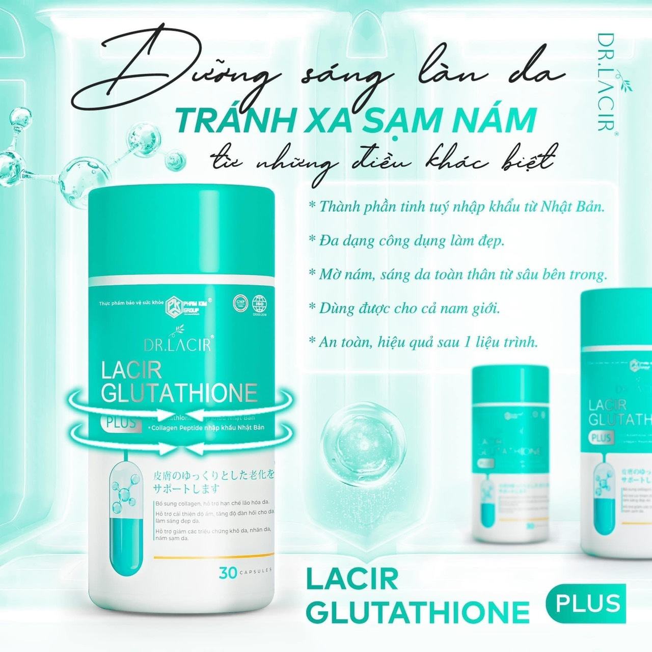Viên uống glutathione plus mới tặng vitamin c  Chương trình khuyến mãi có hạn nhé chị em