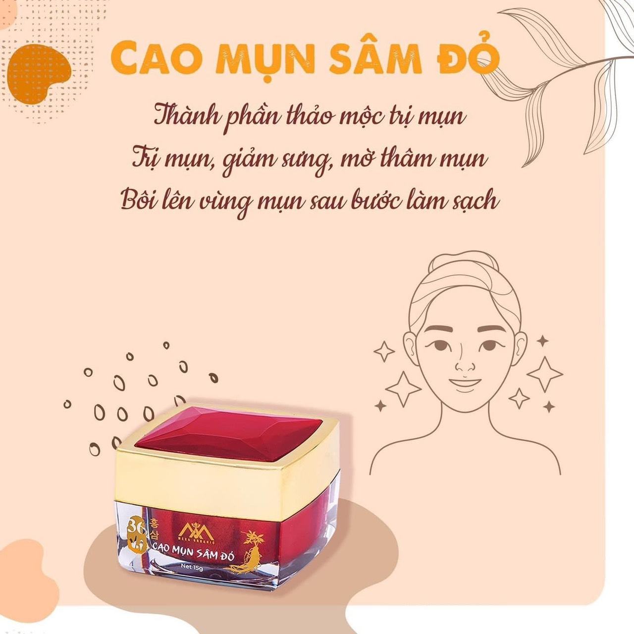 Thời tiết nắng nóng da dễ đổ dầu nổi mụn phải làm gì đây? làm sạch ngay da mặt với sữa rửa mặt Nhân Sâm 36 vị