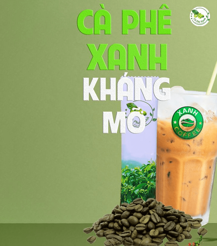 Thay vì cũng uống cà phê sao không chọn cà phê Xanh kháng mỡ
