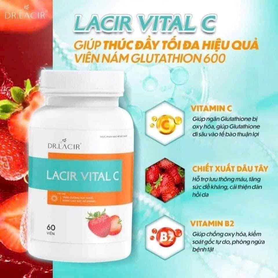 Viên Uống Vitamin Lacir Viral C Dr Lacir 60 viên