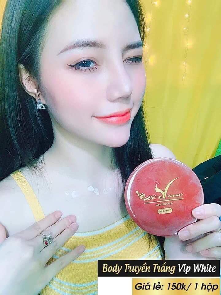 Kem body truyền trắng thượng lưu VIP White giúp da trắng hồng, lên tone không giới hạn