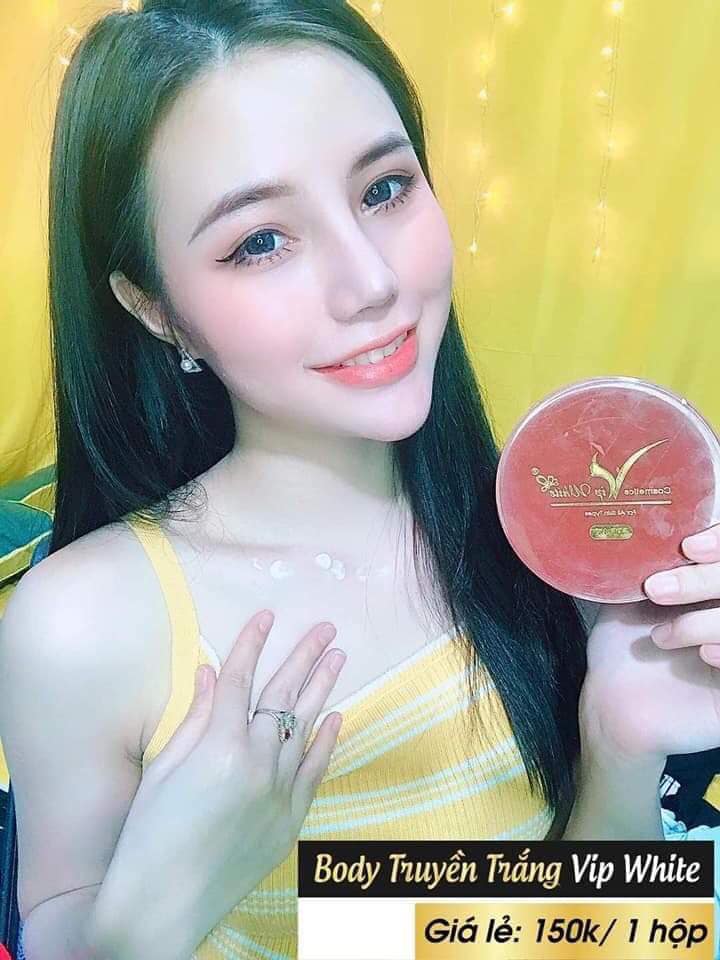 Kem body truyền trắng thượng lưu VIP White giúp da trắng hồng, lên tone không giới hạn