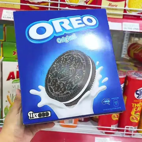Bánh Oreo Original - Bánh Quy Socola Oreo Vị Vani 270,6g (11 Gói x 24,6g)