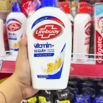 Nước Rửa Tay Lifebuoy Sữa Gạo Và Mật Ong Chai 450g  - Chai Xanh Dương