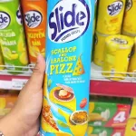 Bánh Snack Khoai Tây Lát Slide Vị Pizza Sò Điệp Và Bào Ngư - Bánh Slide Khoai Tây Màu Xanh 145Gr (Hộp To)